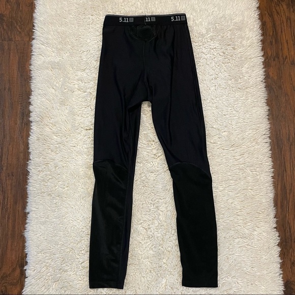 5.11 Tactical Series Mens Black Leggings Size Small - Picture 6 of 8